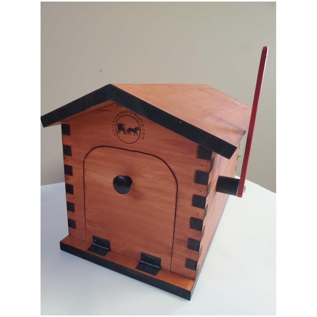 Handmade Amish Pinewood Mailbox – Amish Made Products