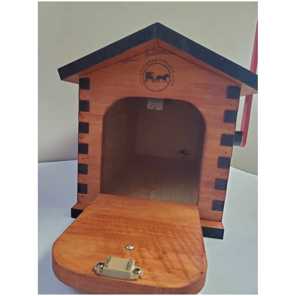 Handmade Amish Pinewood Mailbox – Amish Made Products